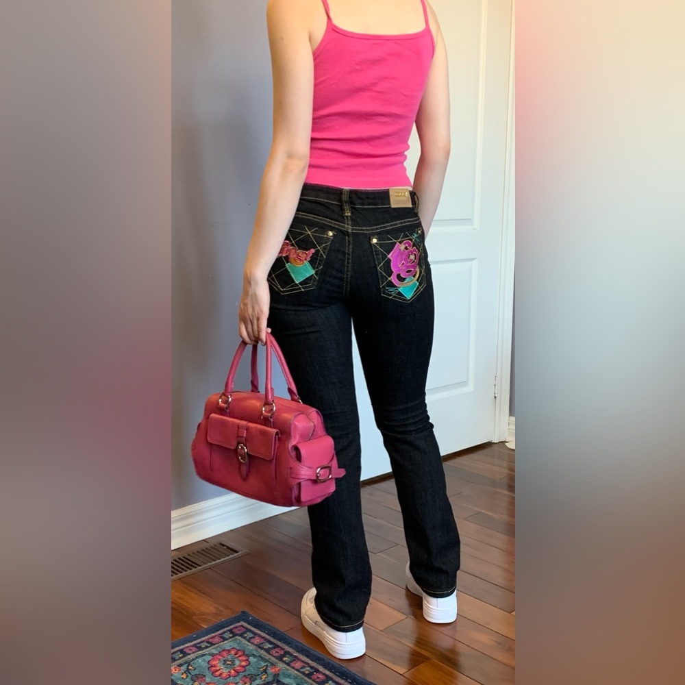 Womens COOGI Jeans with Pink Pockets
